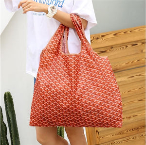 Stylish Orange Shopping Bag