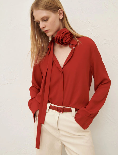 Marella Nastro Shirt- Red