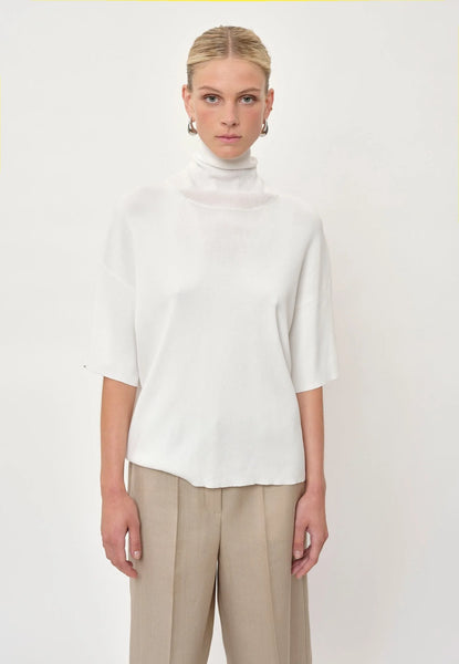 Birgitte Herskind Brittany Knit T-Shirt- White