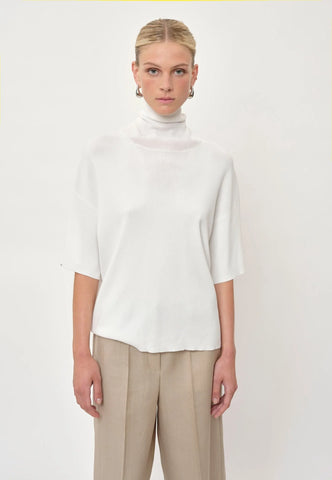 Birgitte Herskind Brittany Knit T-Shirt- White