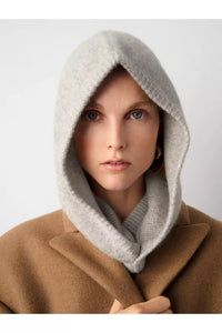 PRE-ORDER White + Warren Cashmere Balaclava Hood