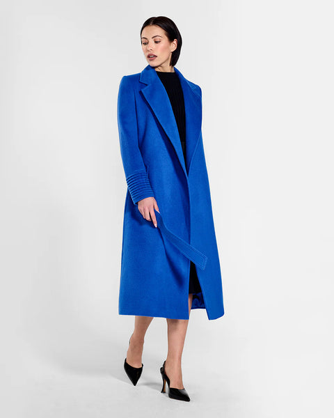 Pre-Order SENTALER Long Notched Collar- Colbalt Blue