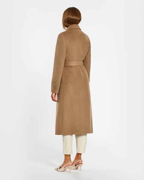 Pre-Order SENTALER Long Notched Collar- Dark Camel