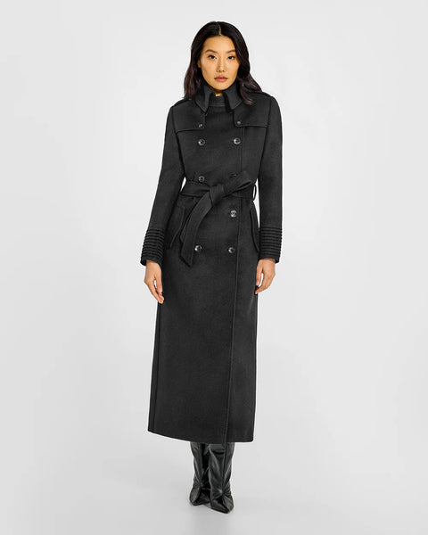 PRE-ORDER SENTALER Baby Alpaca Maxi Trench Coat