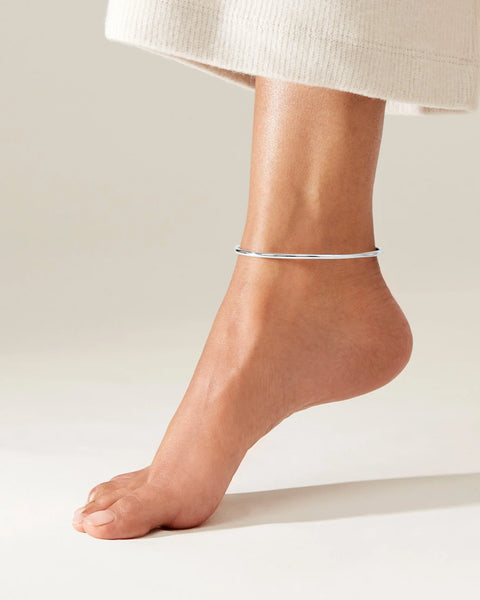 Jenny Bird Dane Anklet - Silver