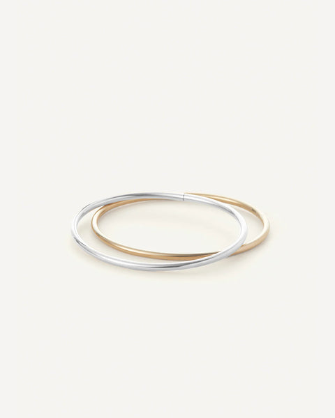 Jenny Bird Dane Bangle Set - Two Tone