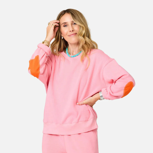 Kerri Rosenthal Ex-Boyfriend Patchwork Sweatshirt - Pink