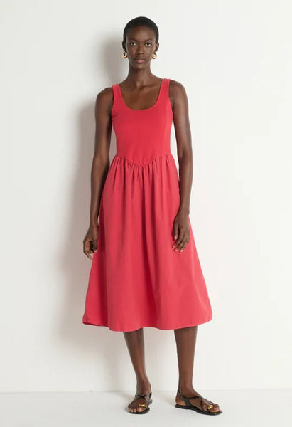 Nation LTD Fiona Dress - Heartbeat Red