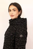 Eleven Elfs Julie Vegan Down Coat - Black Leopard