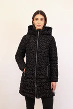 Eleven Elfs Julie Vegan Down Coat - Black Leopard