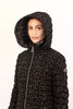 Eleven Elfs Julie Vegan Down Coat - Black Leopard
