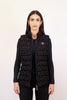 Eleven Elfs Melian Short Vegan Down Vest - Black Leopard
