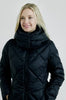 Eleven Elfs Saga Long Vegan Down Coat - Black