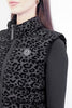 Eleven Elfs Melian Short Vegan Down Vest - Black Leopard