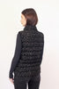 Eleven Elfs Melian Short Vegan Down Vest - Black Leopard