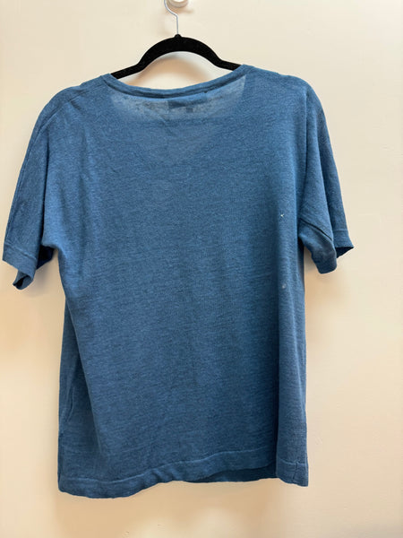 Esthème Cactus Motif Knit V-Neck