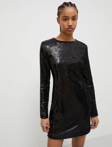 Marella Black Sequin Dress