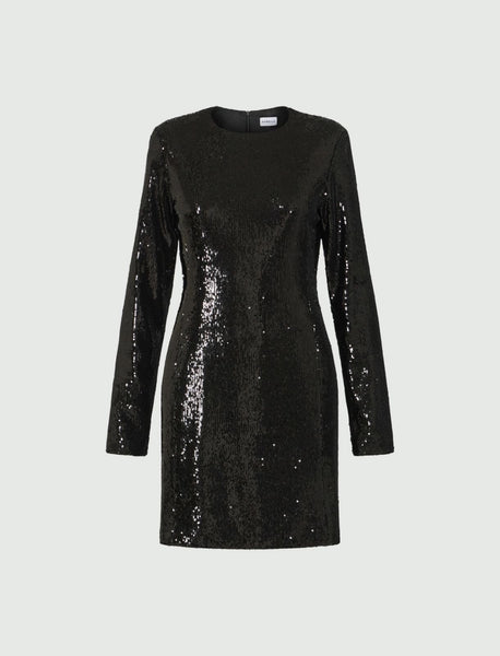 Marella Black Sequin Dress