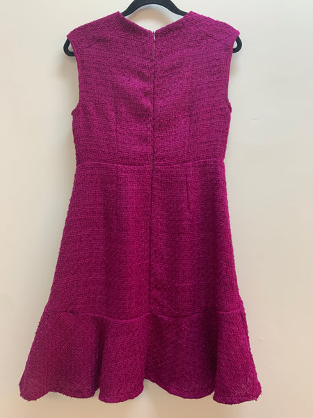 Fuchsia Tweed Dress