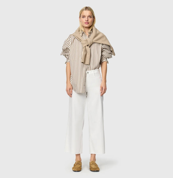 MAC Dream Wide Cropped Jeans - White