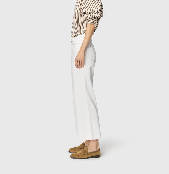 MAC Dream Wide Cropped Jeans - White