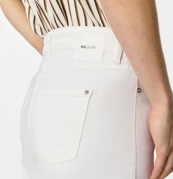 MAC Dream Wide Cropped Jeans - White