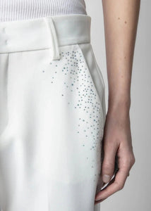 Zadig & Voltaire Prune Strass Rain Sparkle Pant