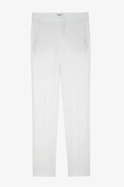 Zadig & Voltaire Prune Strass Rain Sparkle Pant