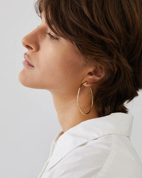 Jenny Bird Icon Hoops - Gold Medium