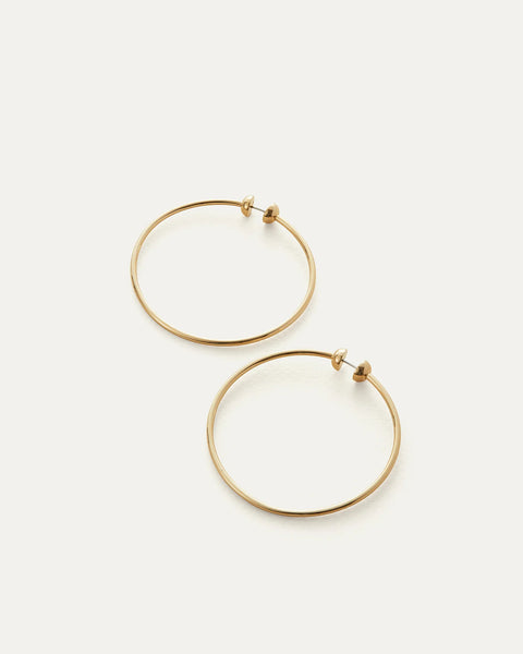 Jenny Bird Icon Hoops - Gold Medium