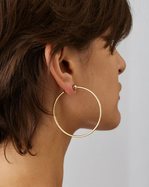 Jenny Bird Icon Hoops - Gold Medium