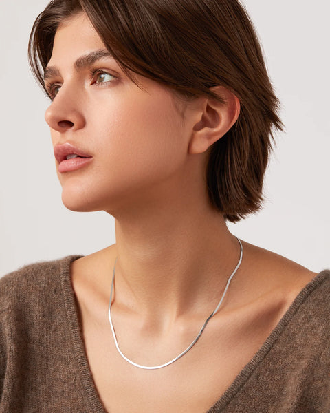 Jenny Bird Zeina Slim Chain - Silver