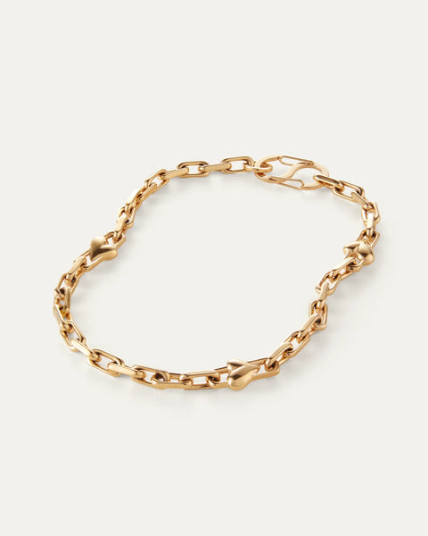 Jenny Bird Art Heart Chain Necklace