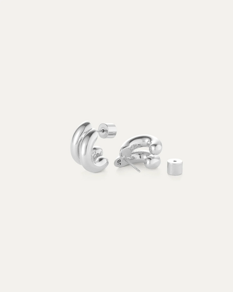Jenny Bird Mini Florence Earring - Silver