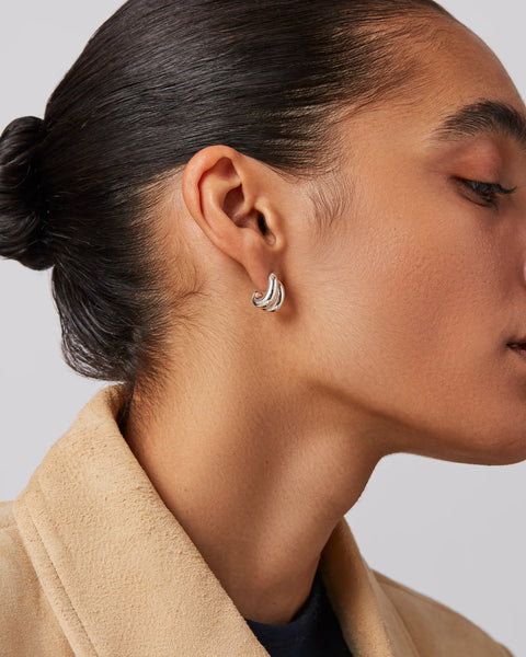 Jenny Bird Mini Florence Earring - Silver