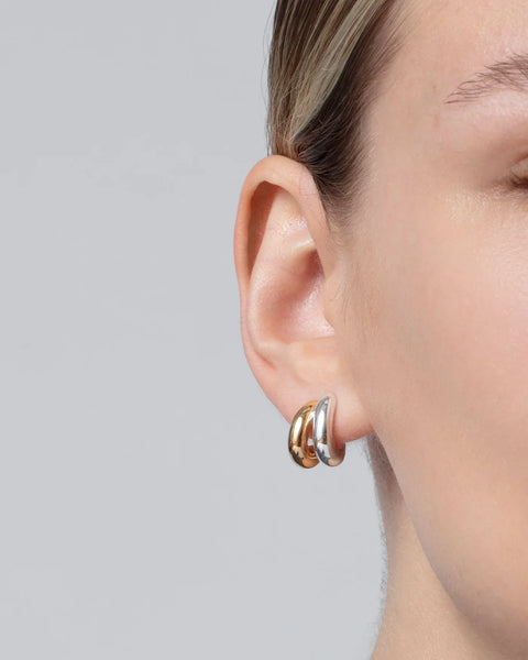 Jenny Bird Mini Florence Earring - Two Tone