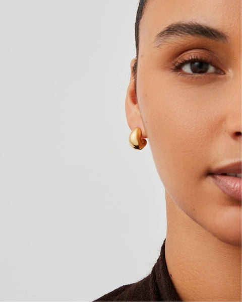 Jenny Bird Small Nell Hoops - Gold
