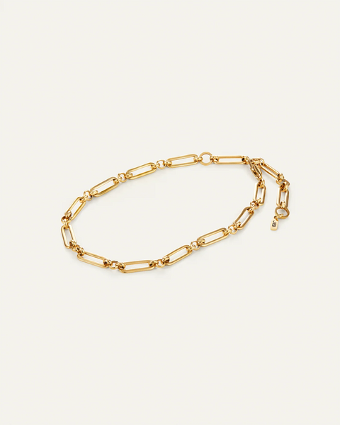 Jenny Bird Slim Mercer Anklet - Gold