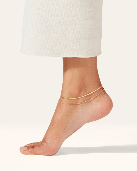 Jenny Bird Surfside Anklet - Gold