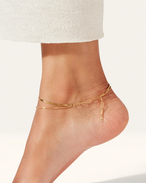 Jenny Bird Surfside Anklet - Gold