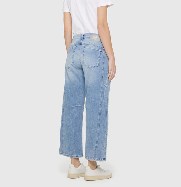 MAC Ohio Barrel Jean - Light Blue Random Wash