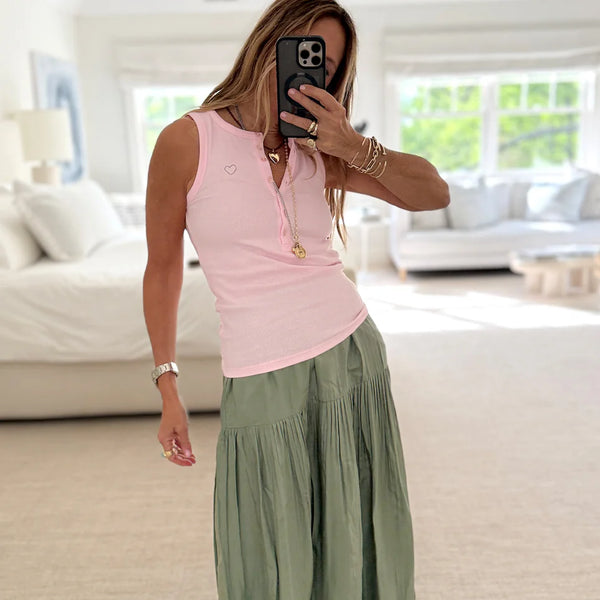 Kerri Rosenthal KR Henley Tank