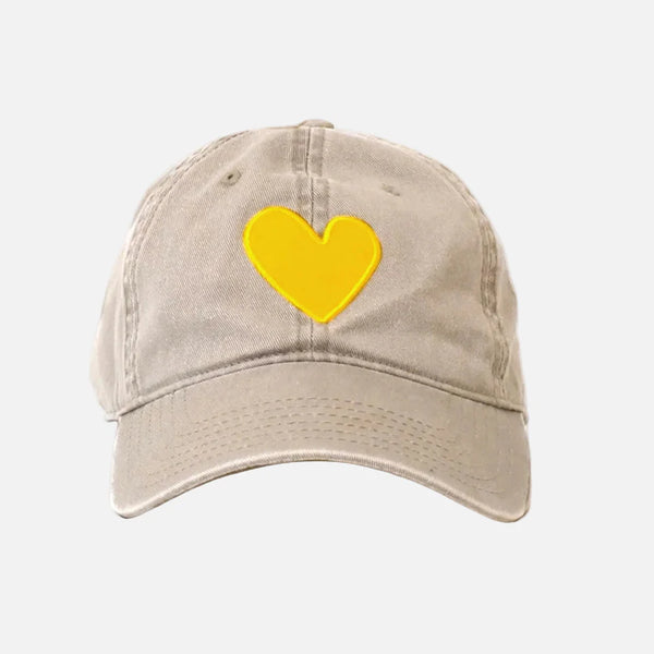 Kerri Rosenthal Baseball Hat Heart Patch