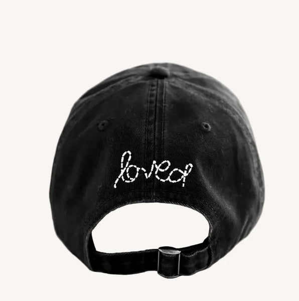 Kerri Rosenthal Baseball Hat Heart Patch