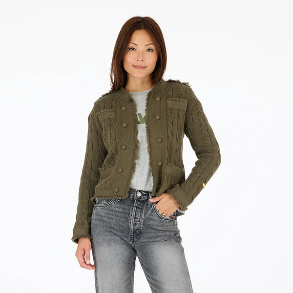 Kerri Rosenthal Beau-Lero Cable Cardigan