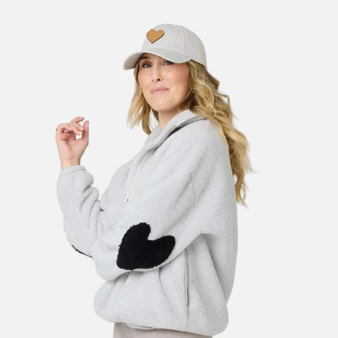 Kerri Rosenthal Quarter Zip Coze Magoze