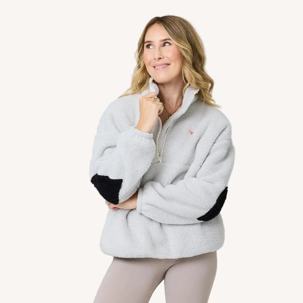 Kerri Rosenthal Quarter Zip Coze Magoze