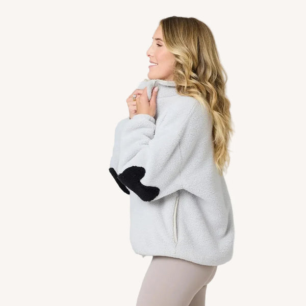 Kerri Rosenthal Quarter Zip Coze Magoze