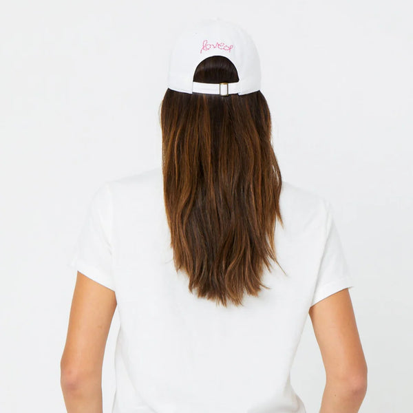 Kerri Rosenthal Baseball Hat Heart Patch