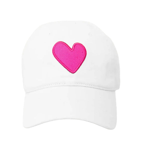 Kerri Rosenthal Baseball Hat Heart Patch